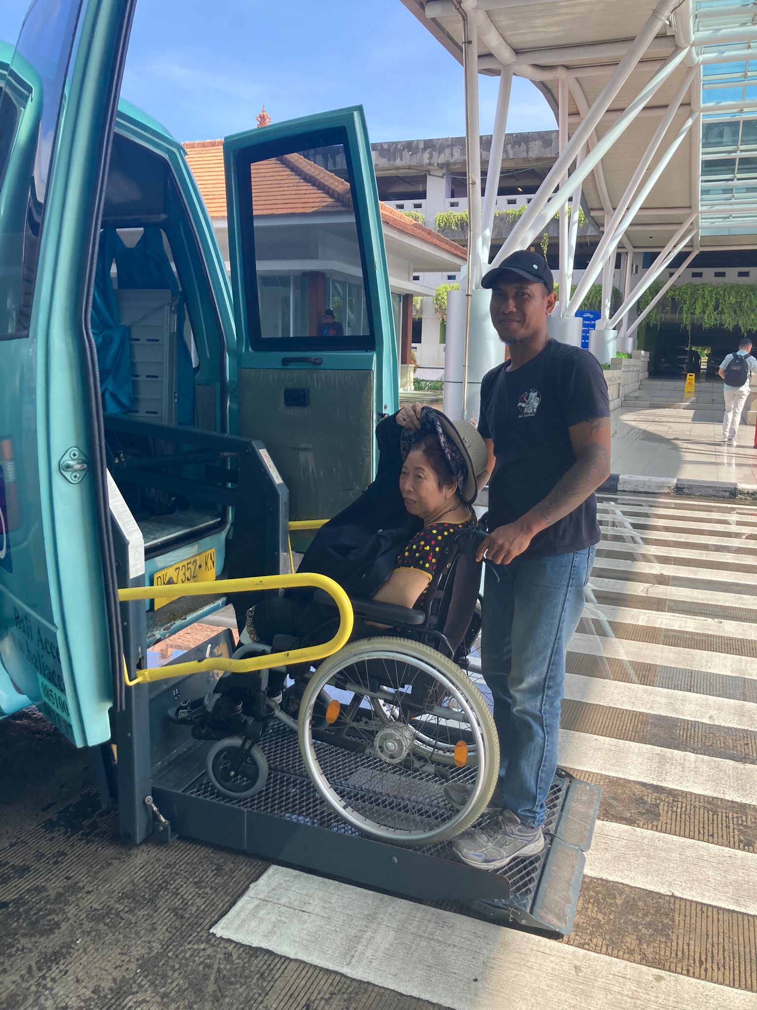 Wheelchair accessible vehicle operated by Bali Access Travel